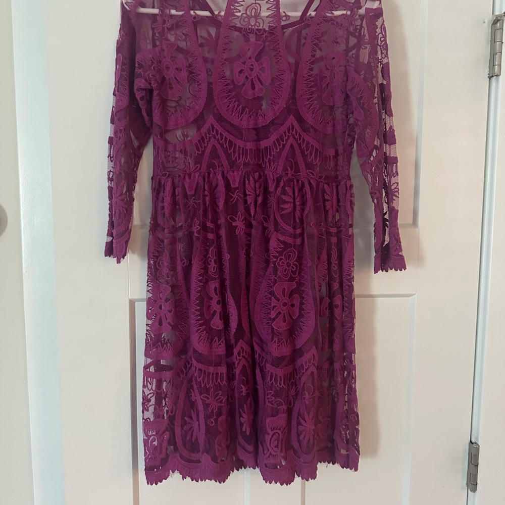 Jen’s Pirate Booty for Free people lace dress with slip